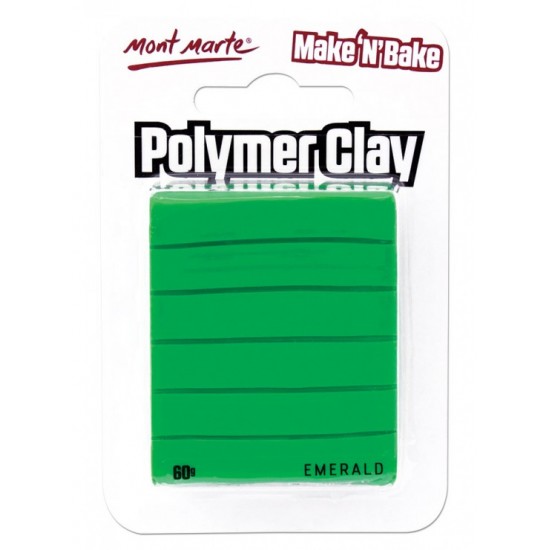 MM Make n Bake Polymer Clay 60g - Emerald