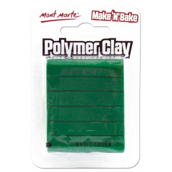 MM Make n Bake Polymer Clay 60g - Basic Green