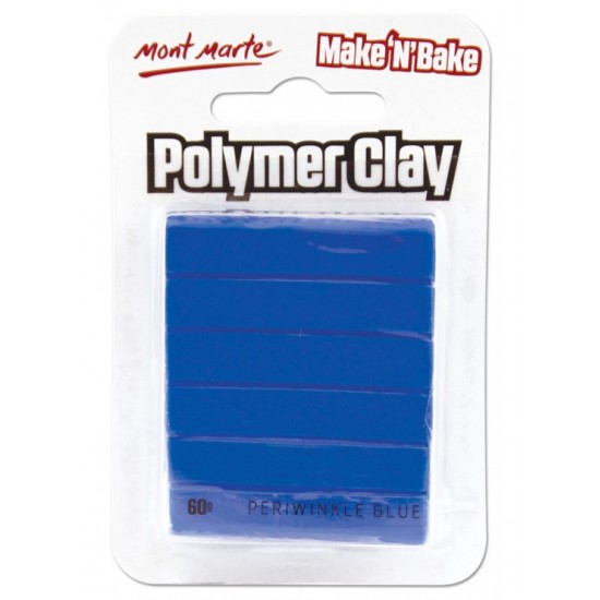 MM Make n Bake Polymer Clay 60g- Periwinkle Blue