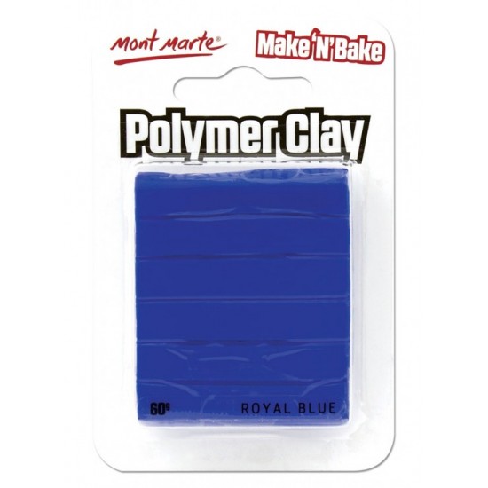 MM Make n Bake Polymer Clay 60g - Royal Blue