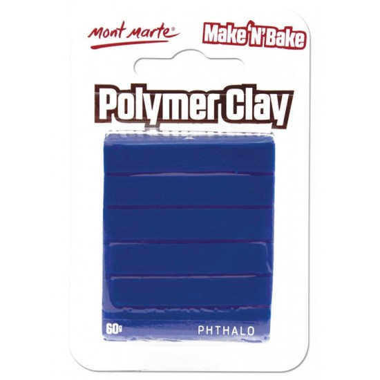 MM Make n Bake Polymer Clay 60g - Phthalo