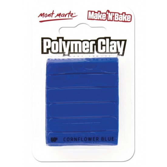 MM Make n Bake Polymer Clay 60g- Cornflower Blue