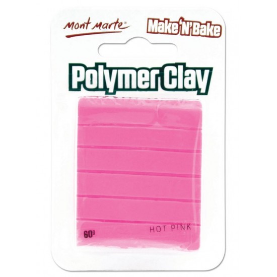 MM Make n Bake Polymer Clay 60g - Hot Pink