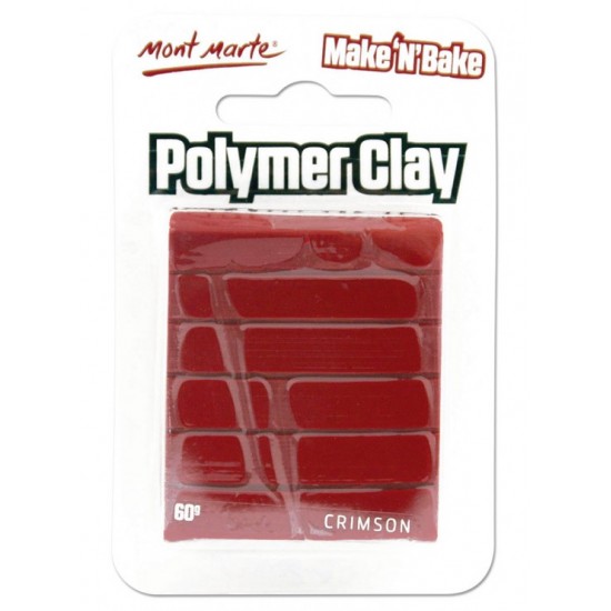 MM Make n Bake Polymer Clay 60g - Crimson