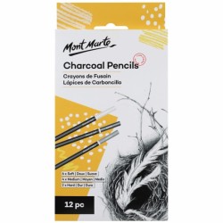 MM Charcoal Pencils 12pc