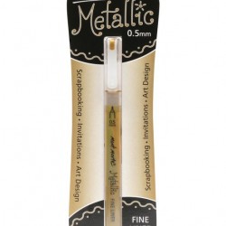 MM Metallic Marker Fine Liner - Gold