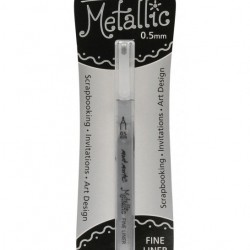 MM Metallic Marker Fine Liner - Silver