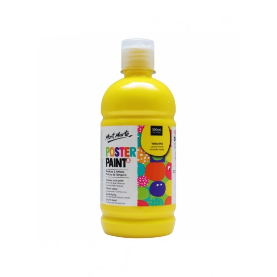 MM Poster Paint 500ml - Yellow Mid