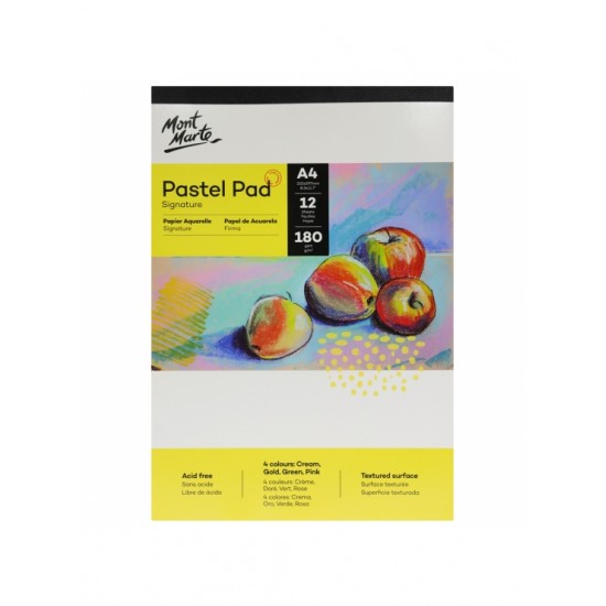 MM Pastel Pad acid free 4 colours 180gsm A4