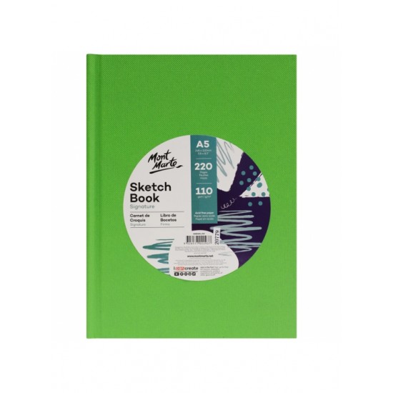 MM Sketch Book A5 Hard Cover 220pg 110gsm