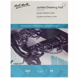 MM Jumbo Drawing Pad 22.9x30.5cm 100sht