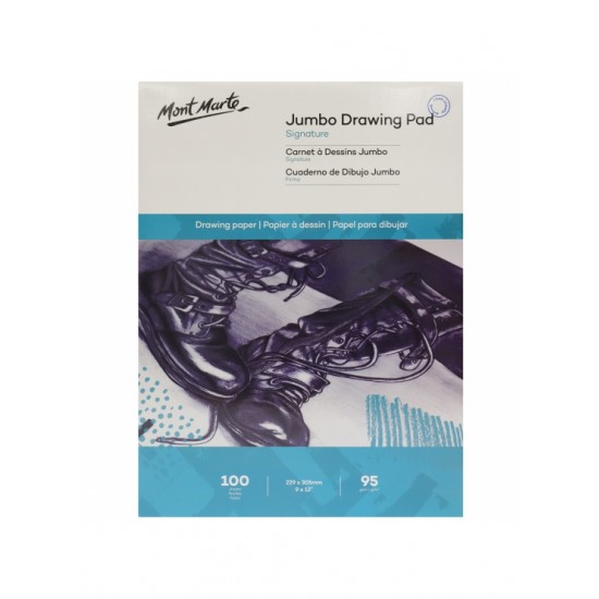 MM Jumbo Drawing Pad 22.9x30.5cm 100sht