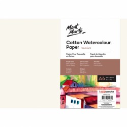 MM Cotton Watercolour Paper 300gsm A4 5 Sheets