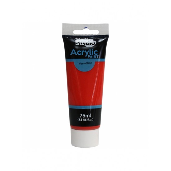 MM Acrylic Colour Paint 75ml - Vermilion