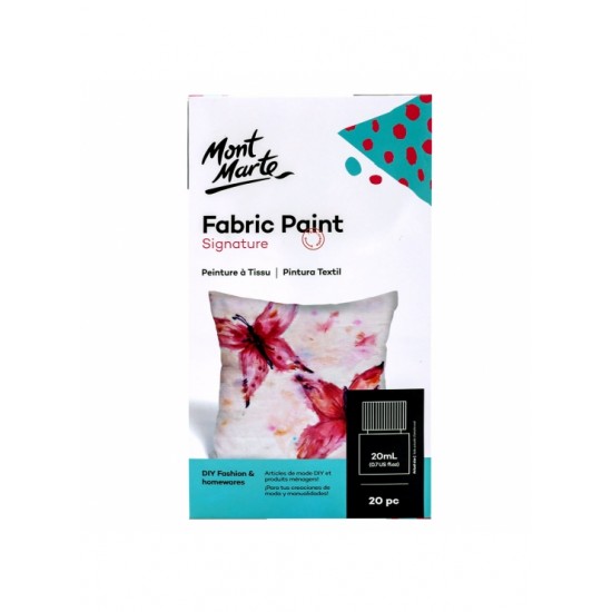 MM Fabric Paint Set 20pc x 20ml