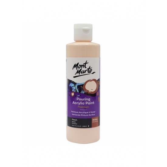 MM Pouring Acrylic 240ml - Peach