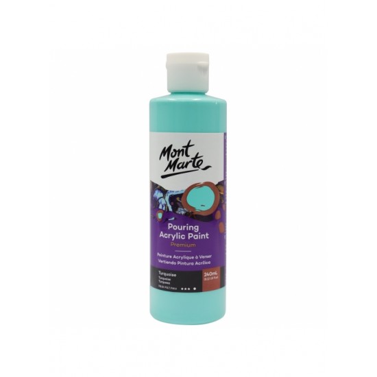 MM Pouring Acrylic 240ml - Turquoise