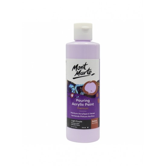 MM Pouring Acrylic 240ml - Light Purple