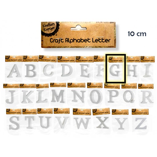 10CM ALPHABET LETTERS- G