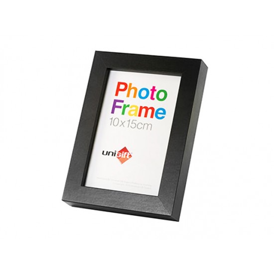 10X15CM MDF PHOTO FRAME BLACK [12/0]