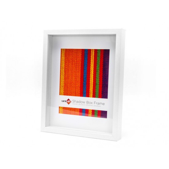 28X35CM/20X25CM SHADOW BOX M/FRAME WHT