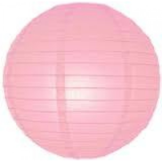 20CM Lantern 2Pack Light Pink