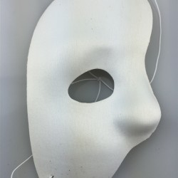 Half Phantom Mask Black