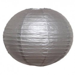 30CM SILVER PAPER LANTERN