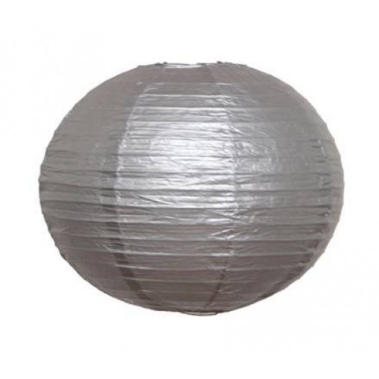 30CM SILVER PAPER LANTERN