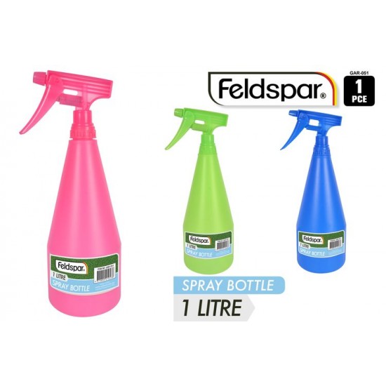 1pce Garden Spray Bottle-1LTR-3 Asst Col