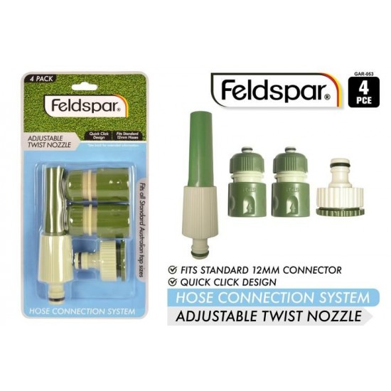 4pce Hose Connector Set-3/4-1 Fittings